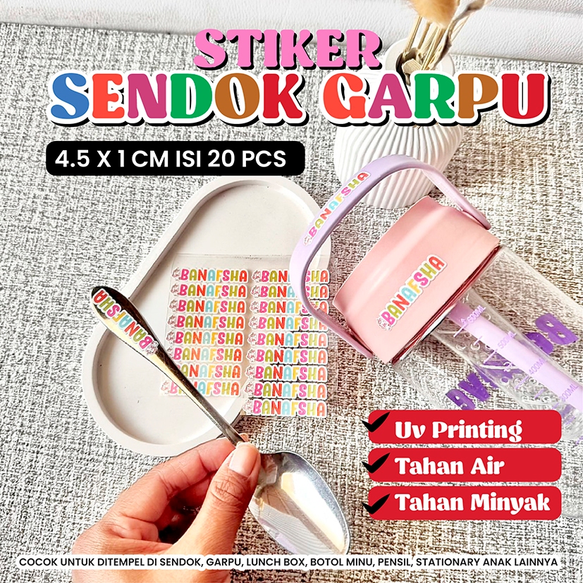 

Stiker Sendok Garpu