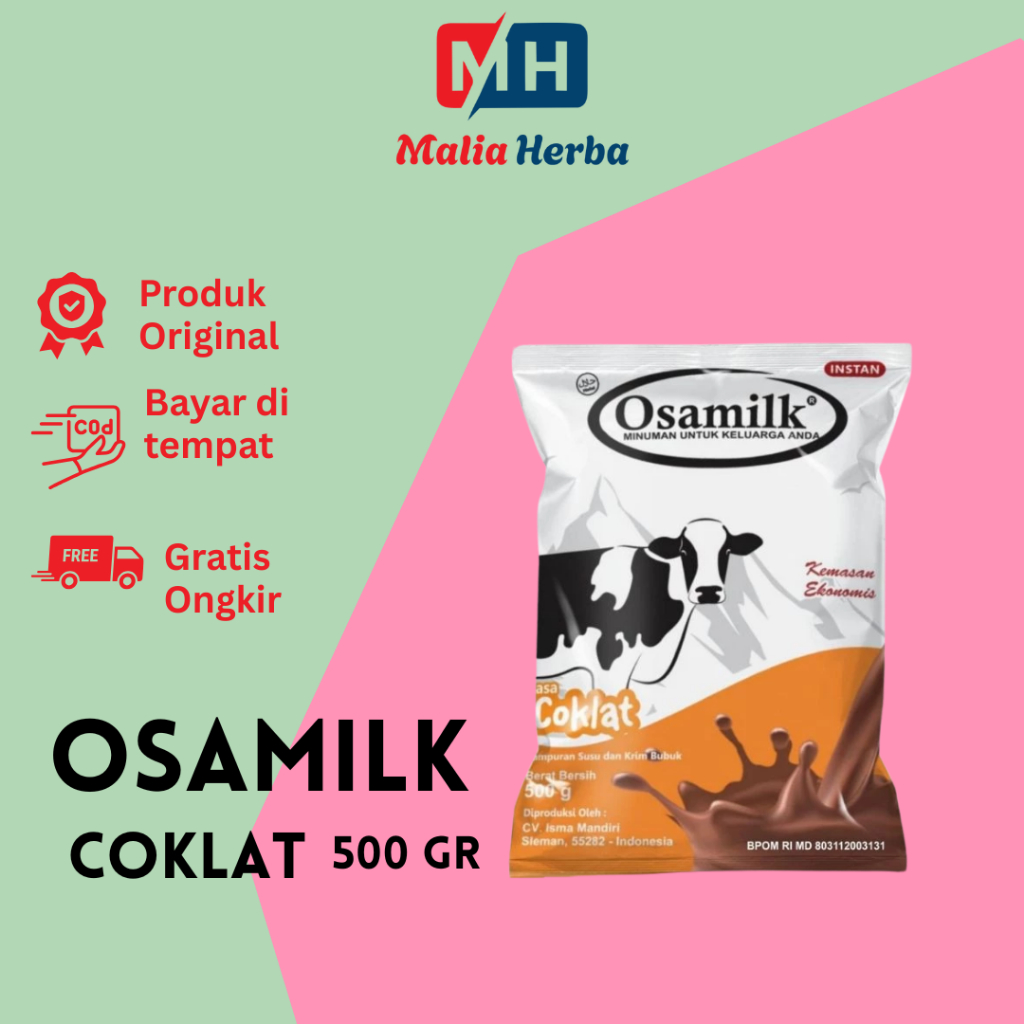 

Susu Osamilk Coklat 500gr