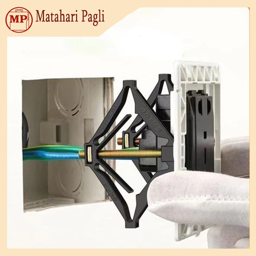 10PCS Per Dinding Tanpa Inbow Kotak Perbaikan Sekrup Steker Switch Soket Kotak Pengganti Tempel Dala