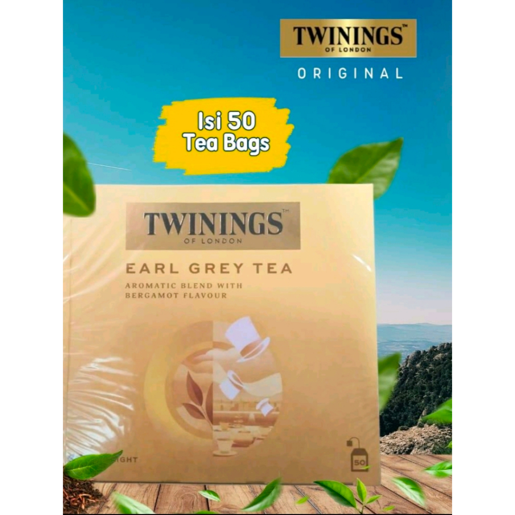 

Twinings Tea rasa Earl Grey Tea 50 x 2 gr