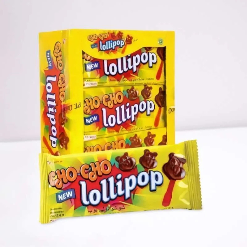 

Sehati Snack - Cho Cho Lolipop Original, Permen Original Coklat | 1pack(24pcs)