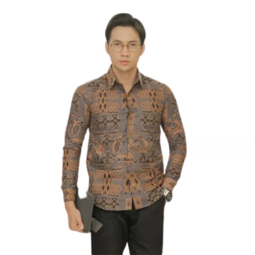 Batik Antasena - Kemeja Batik Pria Asmat