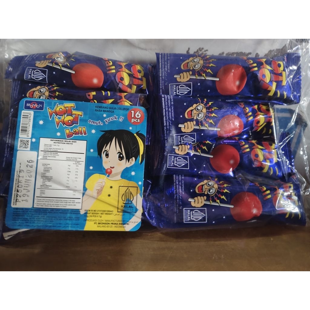 

Permen hot-hot ball isi 16pcs