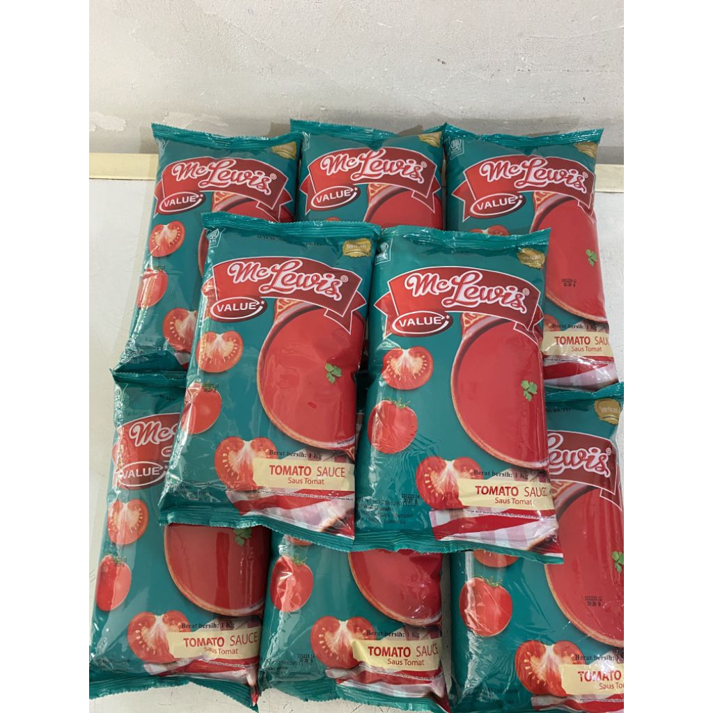 

MC LEWIS saus tomat 1 kg | mc lewis saus tomat | tomato sauce | saus tomat
