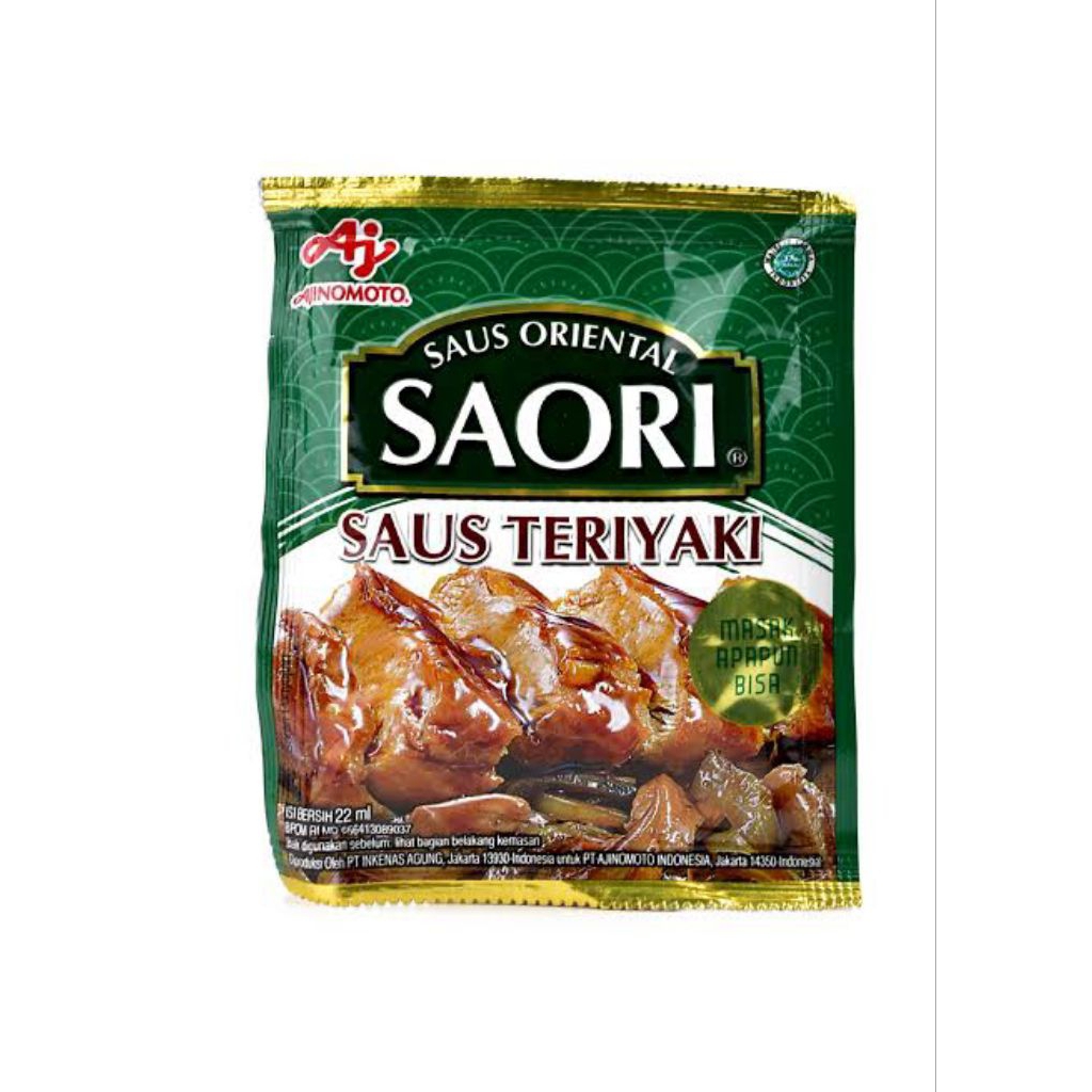 

saori saus teriyaki sachet isi 10pcs