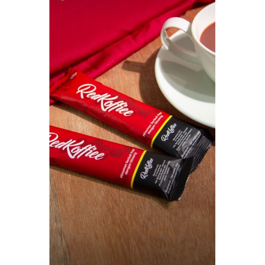 

Red Koffiee. Kopi Ginseng dan Guarana membantu melancarkan peredaran darah