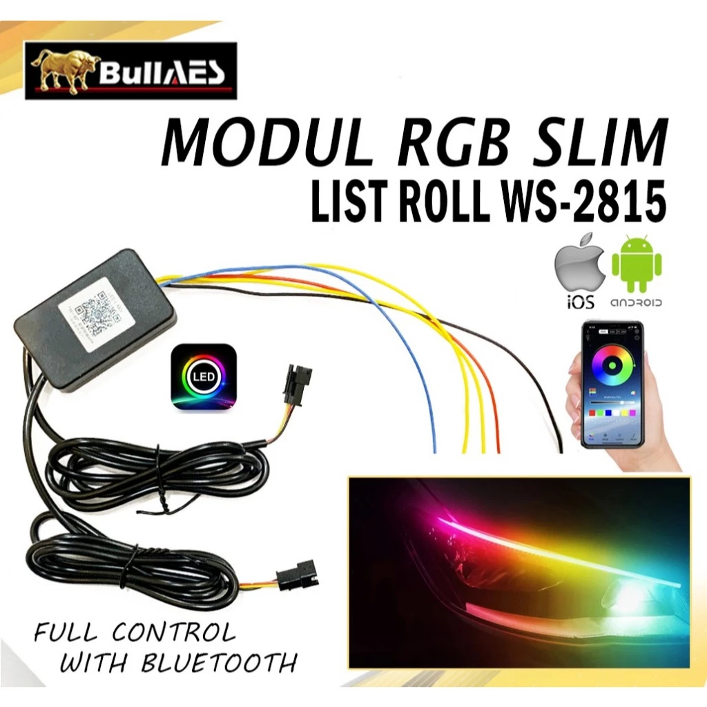 Modul Slim Matrix List Roll RGB WS 2815 Welcome Light
