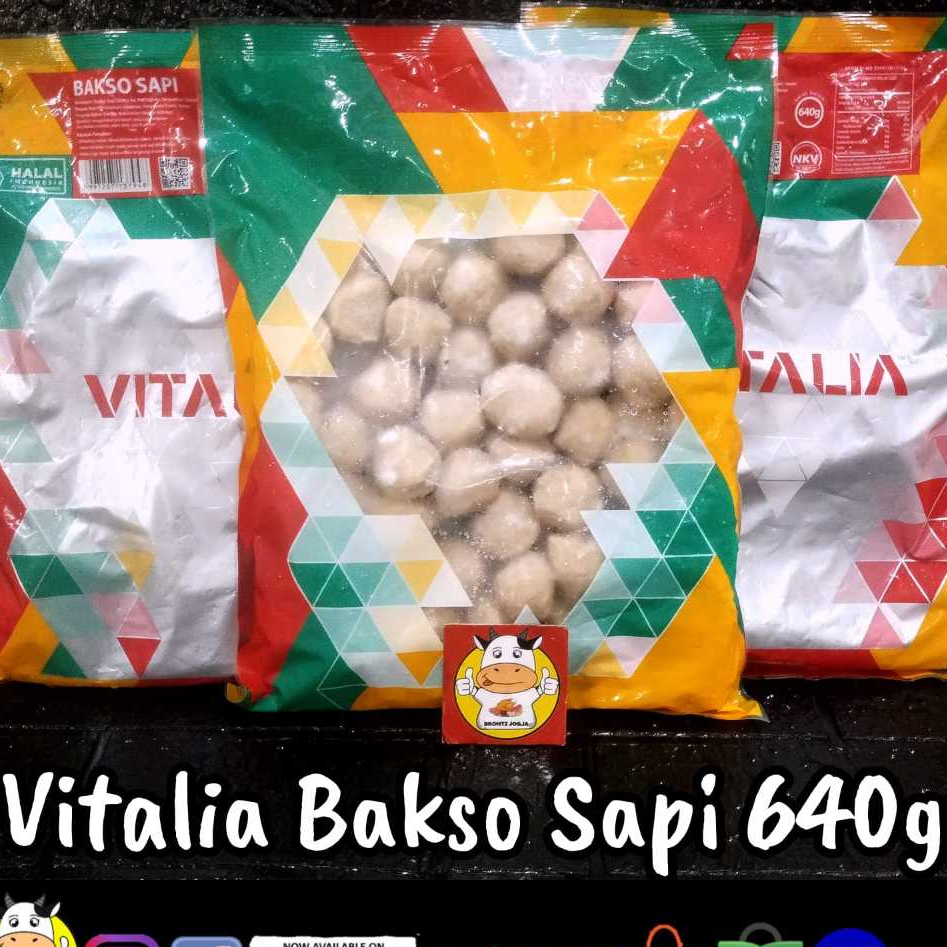 

VITALIA BAKSO SAPI 270GR//640GR - FROZEN FOOD - BRONTZ JOGJA