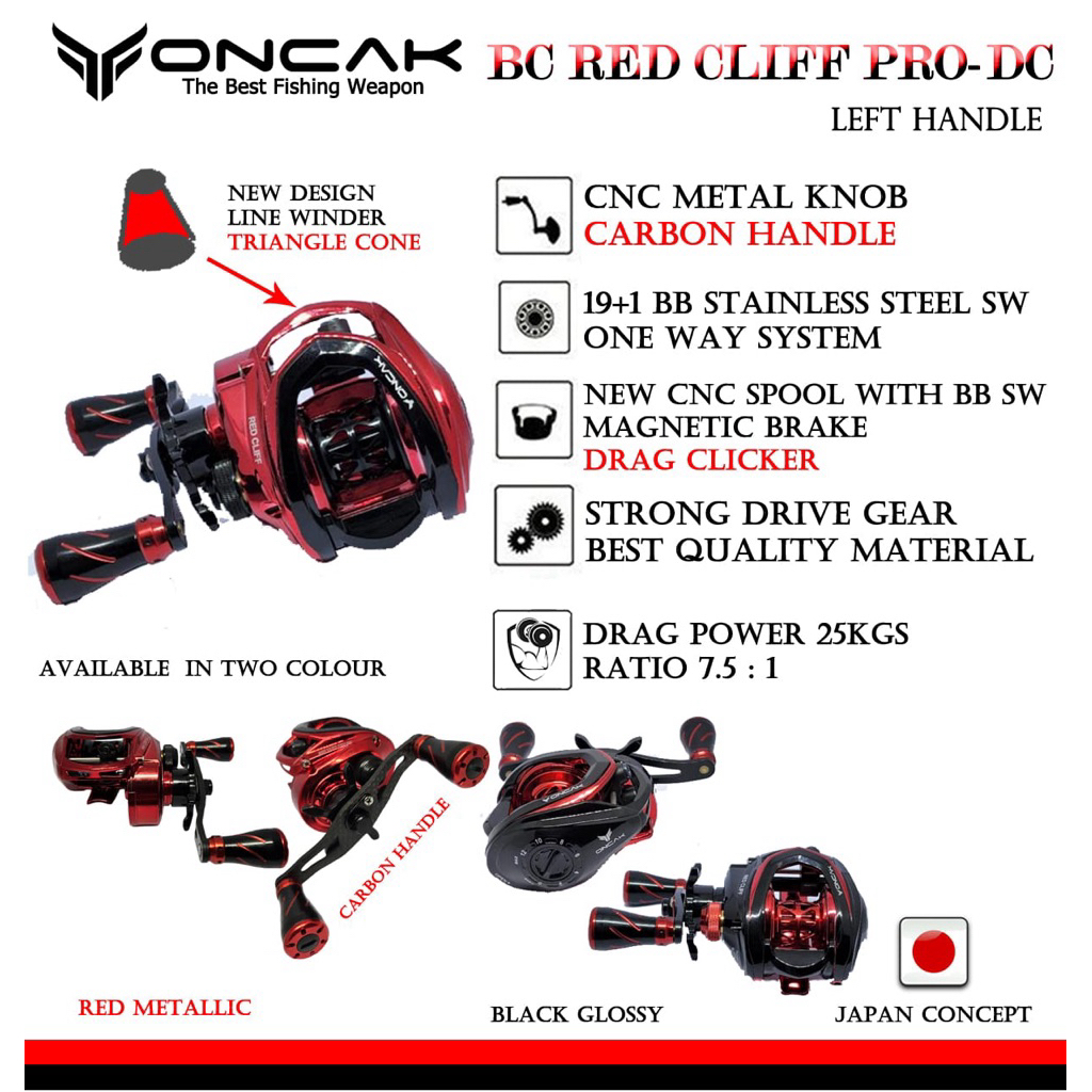 REEL BC ONCAK RED CLIFF PRO