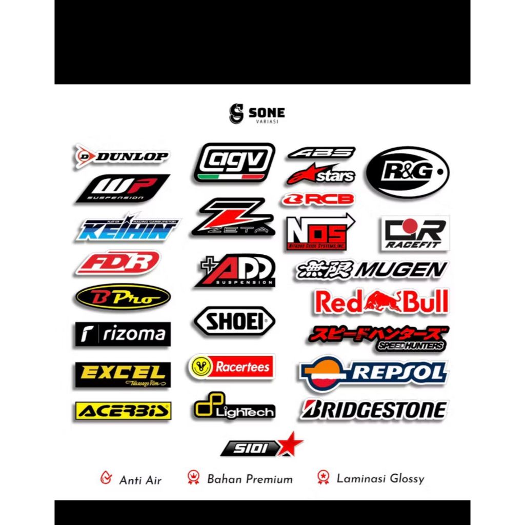 

Sticker Pack Sticker Aesthetic Anti Air untuk Personalisasi Laptop, HP, Koper dan Helm (29)