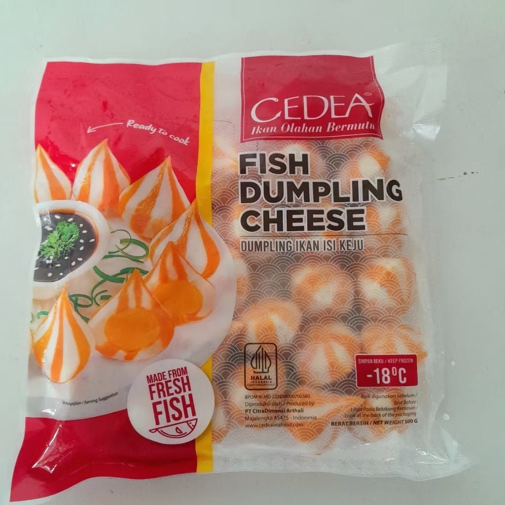 

Cedea fish Dumpling cheese 500gram