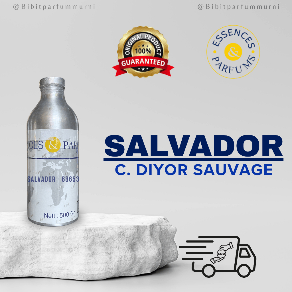 SALVADOR  INSPIRASI DARI DIYOR SAUVAGE 50GR - 100GR ESSENCES & PARFUMS
