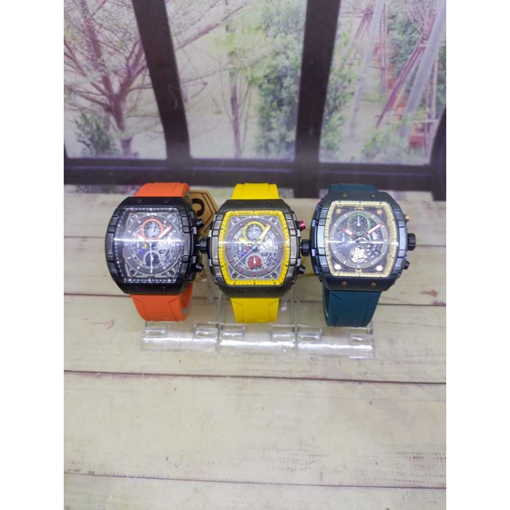 Jam Tangan T5 Chronograph Original Water Resistant Sporty Analog Watch