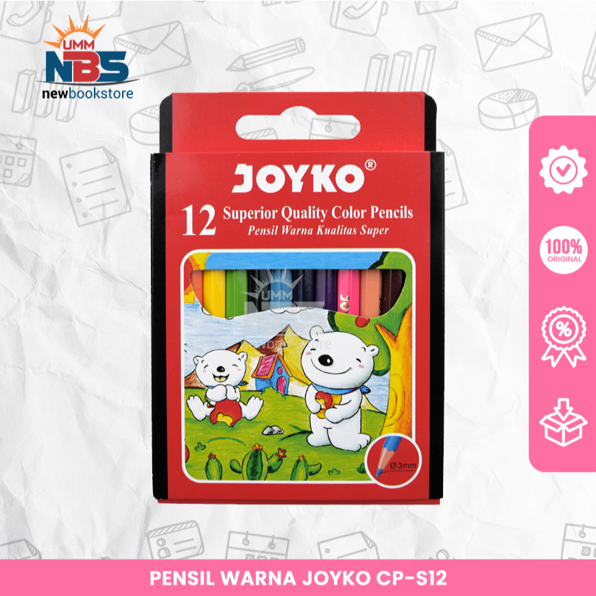 

PENSIL WARNA JOYKO - CP-S12 - CP-24PB 24W - CP-36PB 36W - CP-48PB 48W