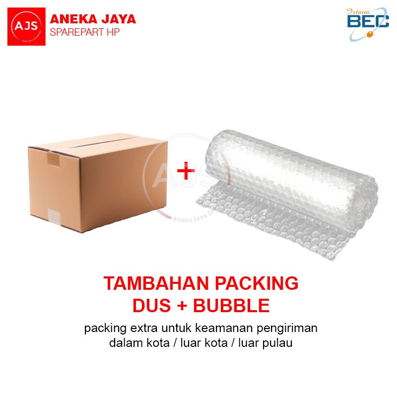 

TAMBAHAN PACKING EXTRA DUS + BUBBLE WRAP (KHUSUS PEMBELIAN PRODUK DI AJS)