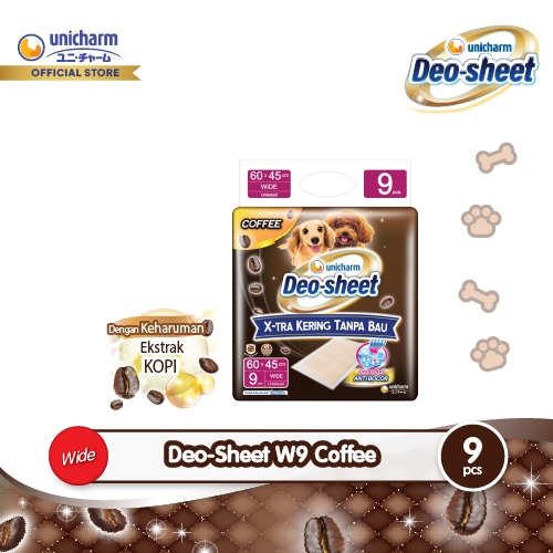 Unicharm Pet - Deo Sheet Wide W9 Coffee - Pad Underpad