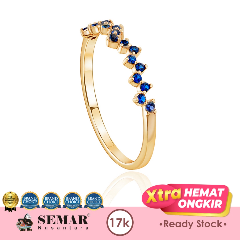 Cincin Emas Aozora Gold 17K Semar Nusantara