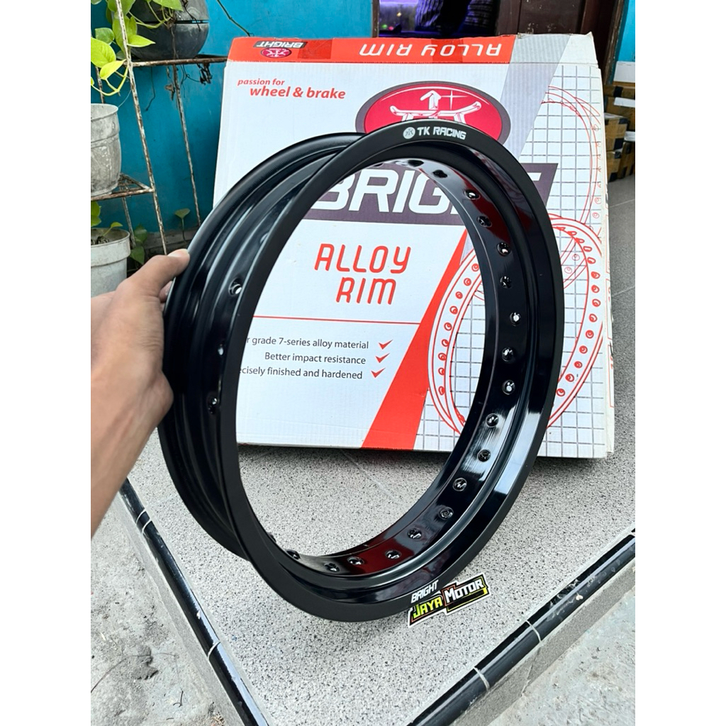 VELG PELEK ALLOY RIM ALMU TK JAPAN RACING 350/17 LUBANG JARI JARI 28 350 RING 17