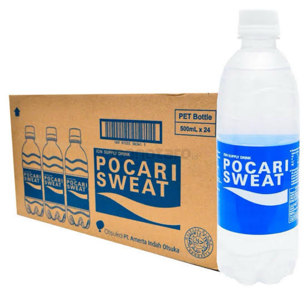 

POCARI SWEAT BOTOL 500 ML DUS ISI 24 PCS