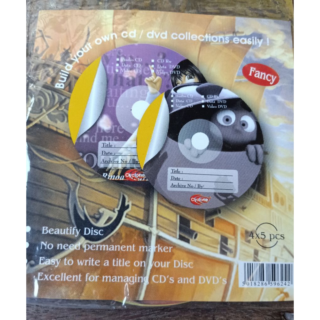 

Stiker label CD/ DVD