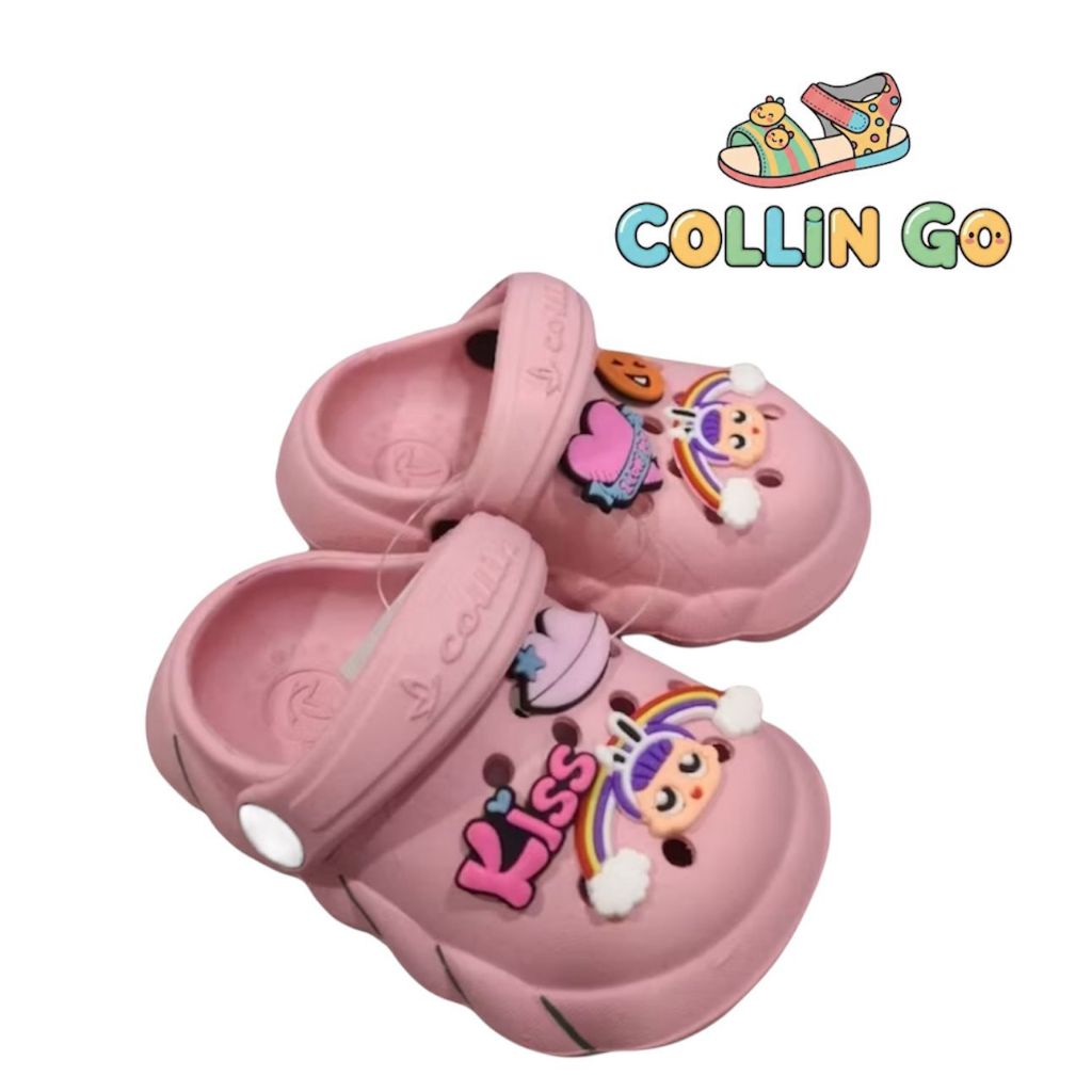 Sandal Sendal Anak Slip On Sandal Baim Sandal Anak Perempuan Sandal Karakter Lucu Usia 0-8 Tahun Bah