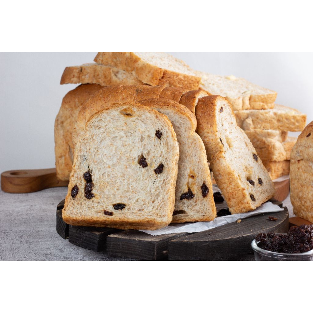 

Roti Gandum Kismis Keju / 10 Slices