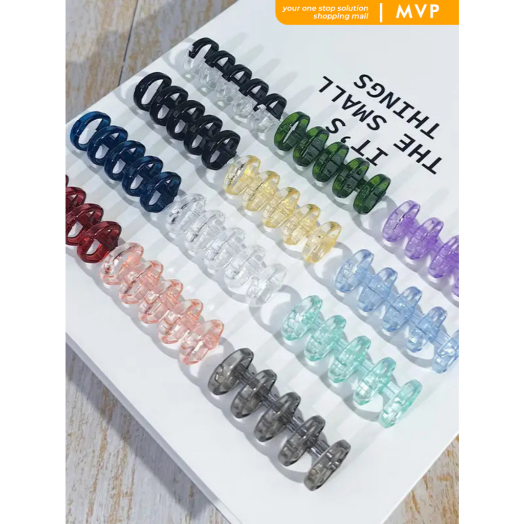 

MVP DIY Plastik Binder Binding Strip DIY Creative 5 Holes Ring Binding Binder 360 Derajat