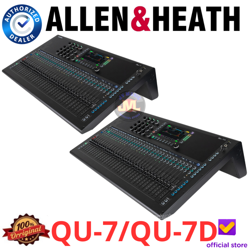 Allen & Heath QU-7 / QU-7D Dante 32-Channel Digital Mixer Original Allen Heath QU7 QU7D