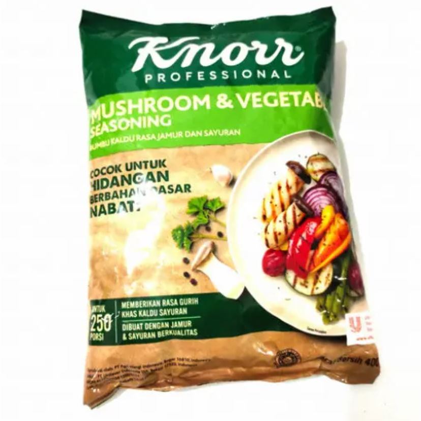 

Knorr Mushroom & Vegetable Seasoning Kaldu Jamur 400 Gram