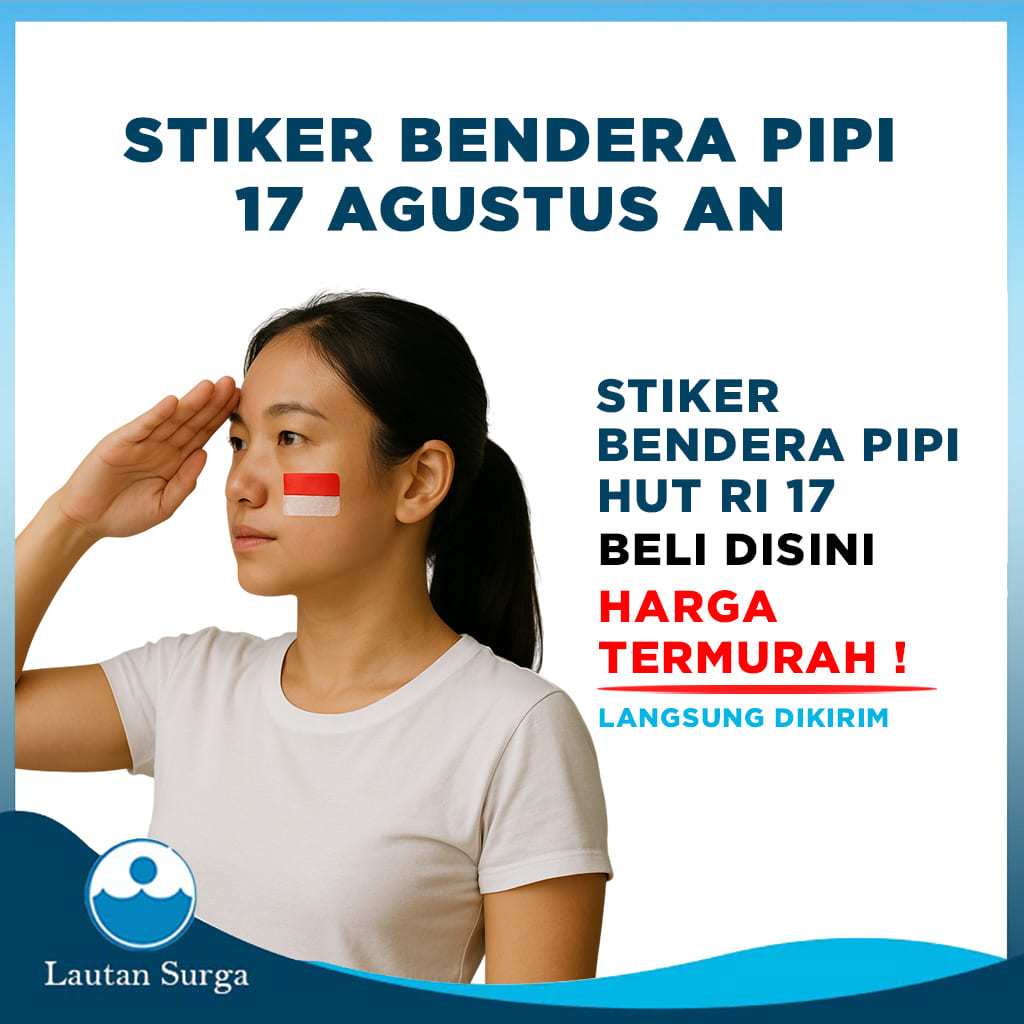 

Stiker Tempelan Pipi Aksesoris Pawai Bendera Merah Putih Kemerdekaan Indonesia HUT RI 17 Agustus
