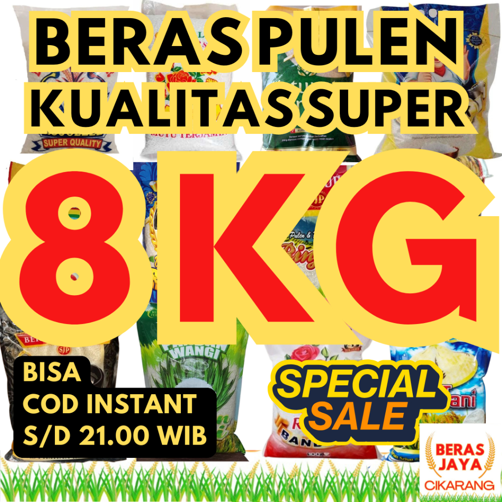 

Promo Beras Pulen Ramos Setra Kualitas Terjamin Bersih Bebas Kutu Super 8 kg Murah Gratis Ongkir