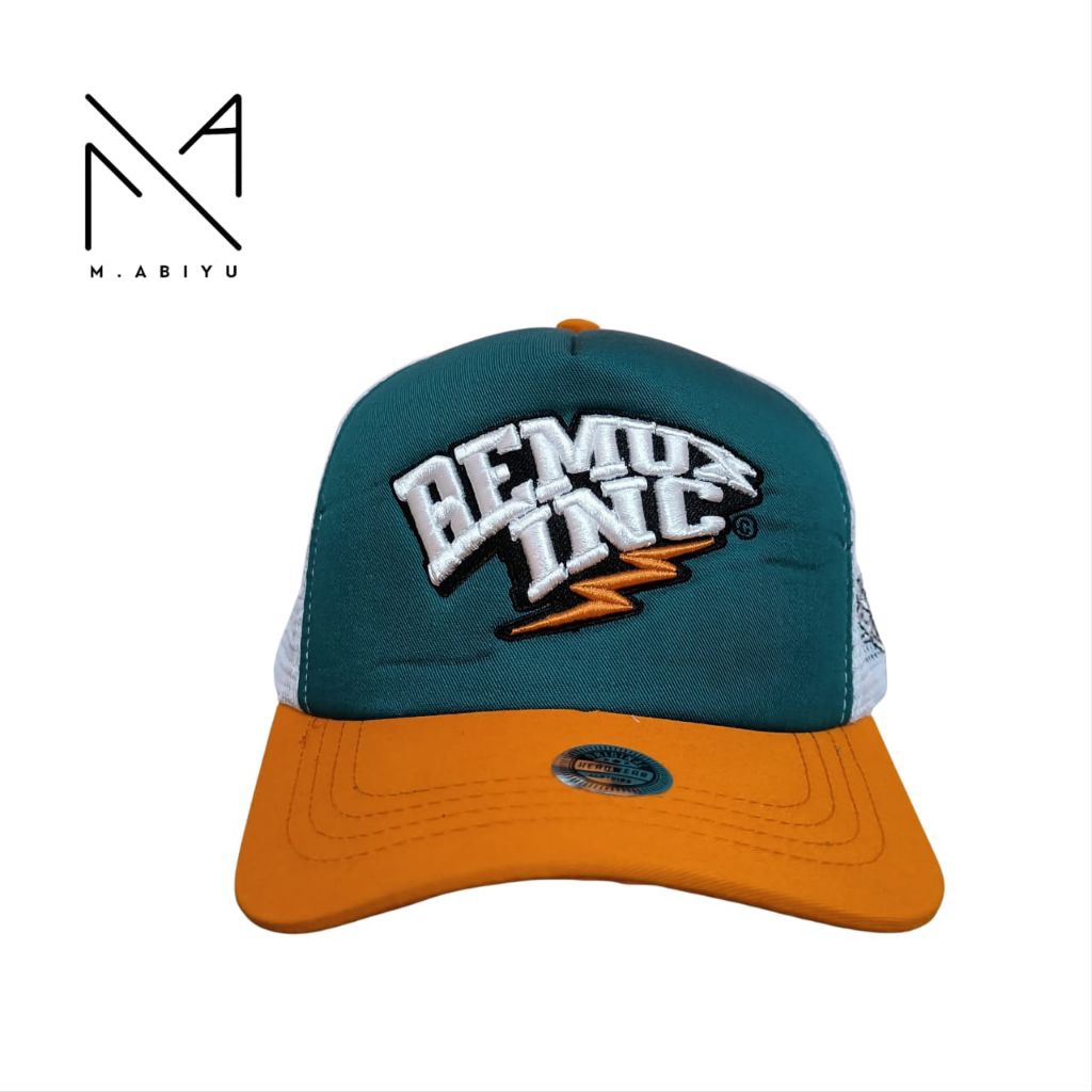 M.ABIYU Topi Fashion Cowo Topi Jaring Pria Wanita Topi Remux Keren