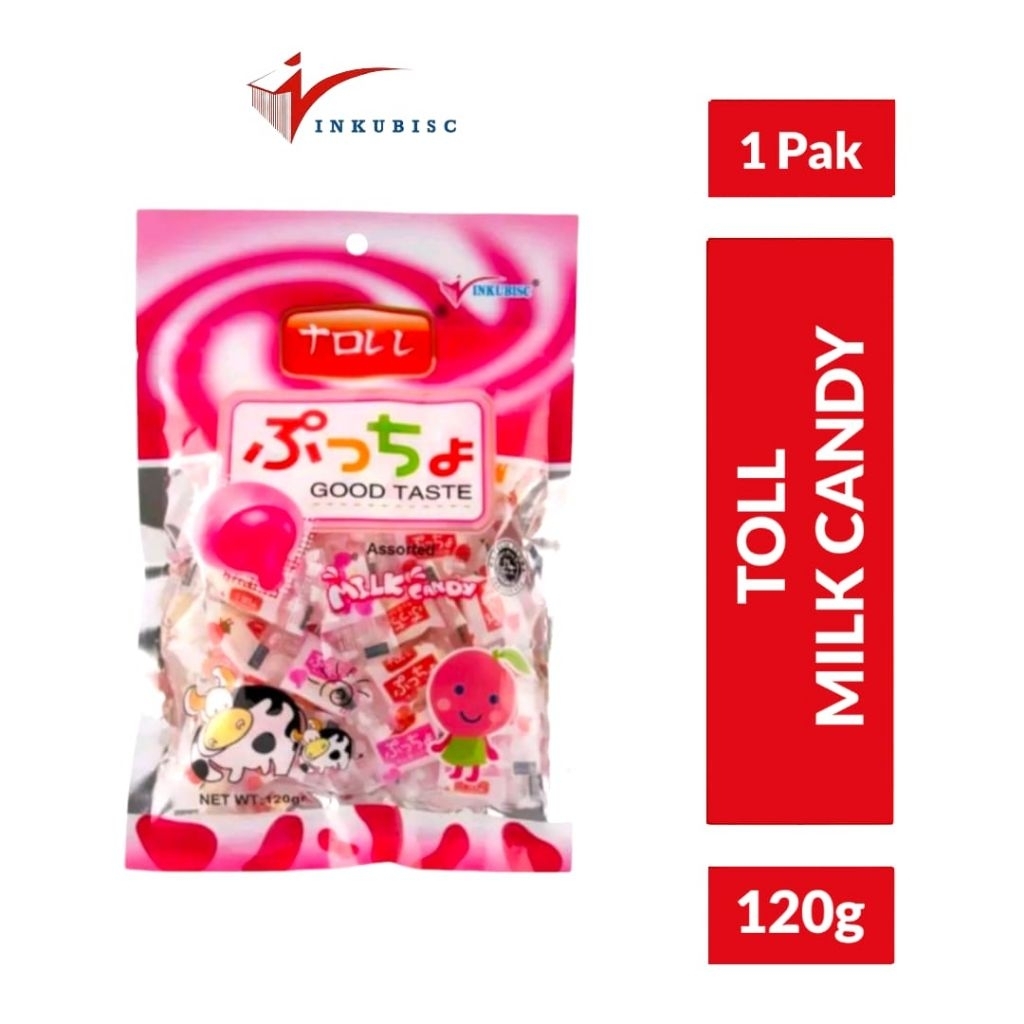 

10 PAK PERMEN TOLL MILK CANDY 120g