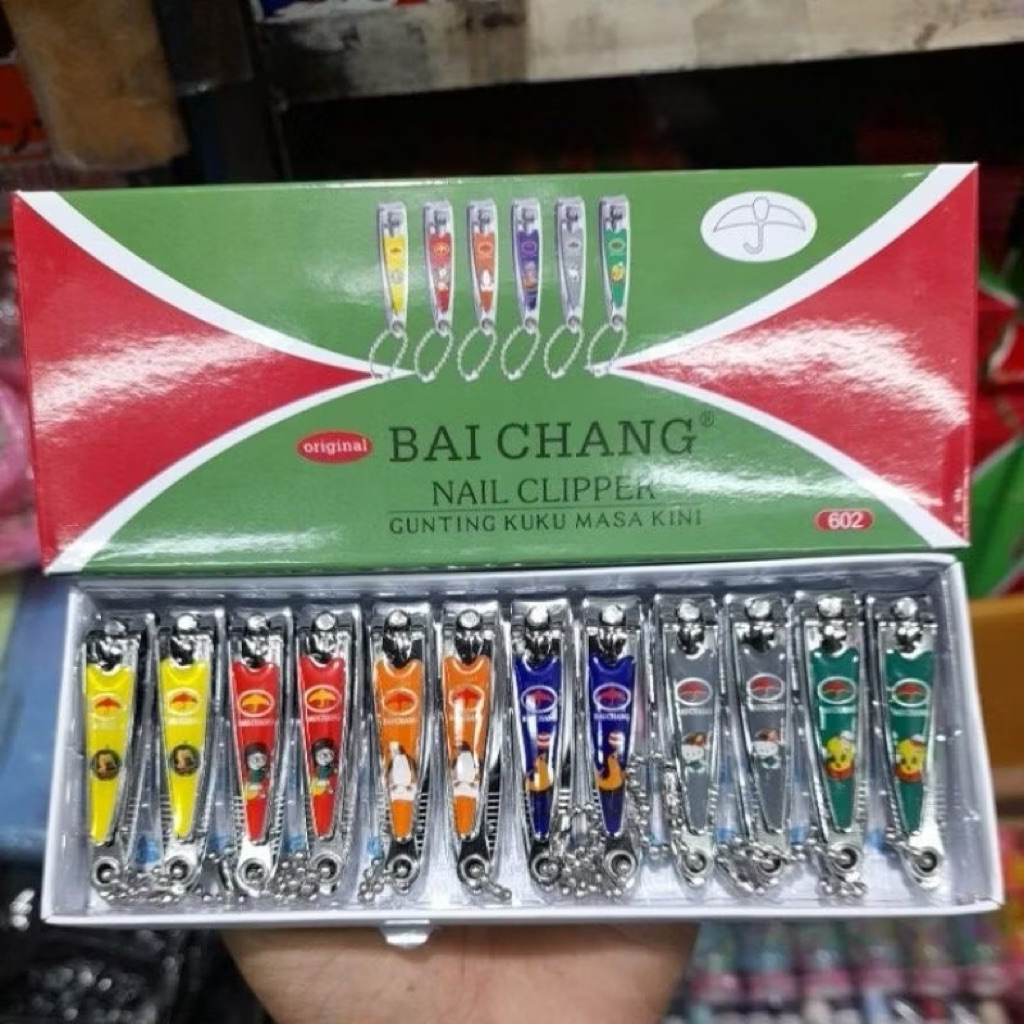 jepit kuku mini baichang | gunting kuku | 12pcs