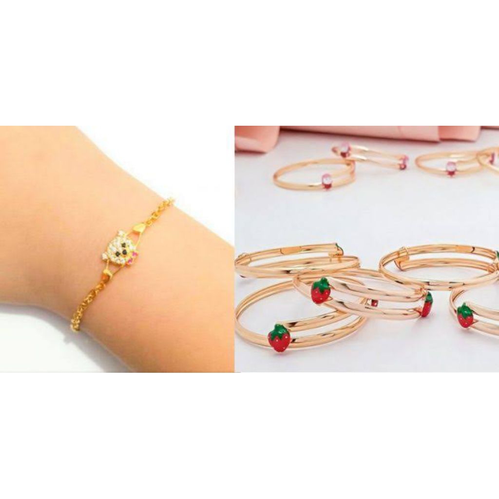 gelang anak/bayi emas kadar 700