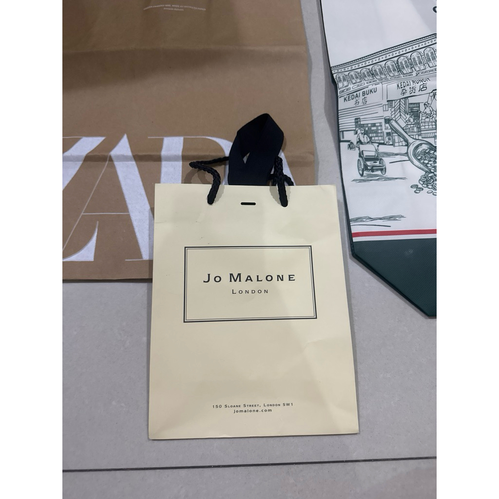 

paperbag tas kertas kantongan jo malone parfum