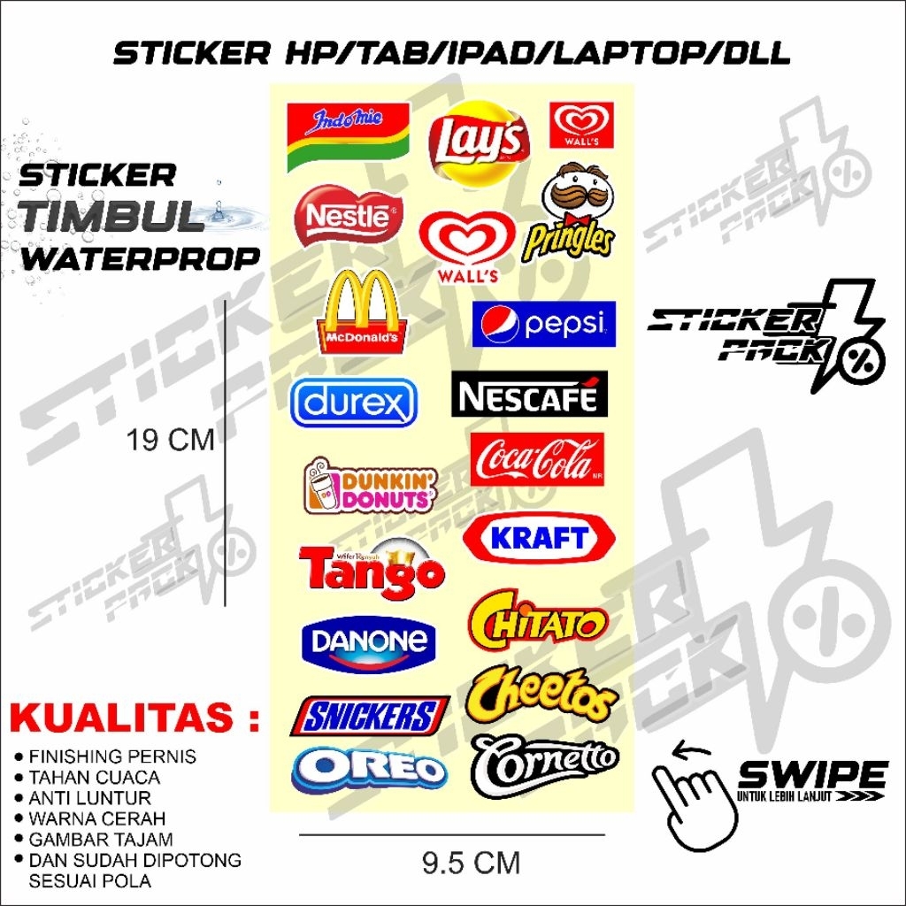 

STIKER TIMBUL UV DTF 3D VARIASI STICKER PACK HP ISI BANYAK BISA PILIH