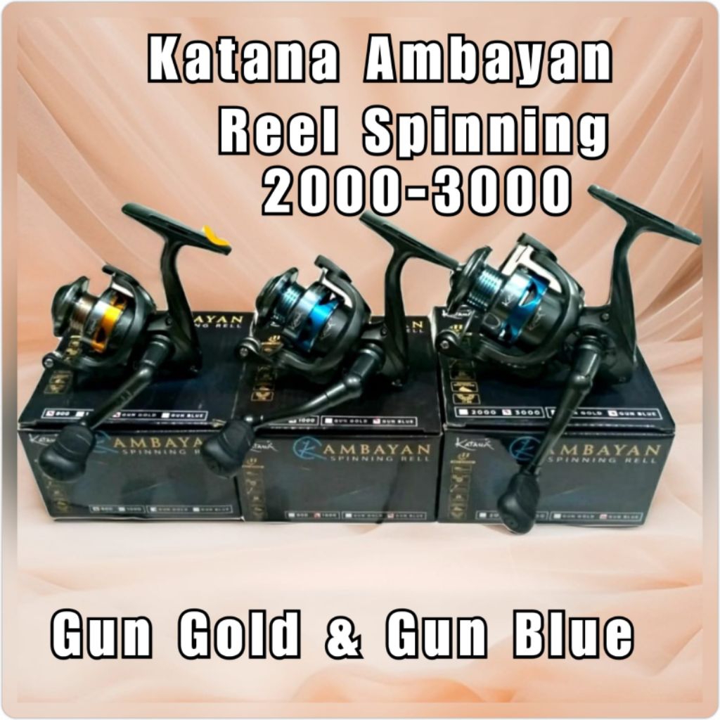 Reel Pancing ikan /Reel Spinning Katana Kambayan