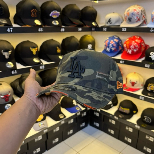 TOPI PRIA/TOPI BASEBALL LOS ANGEL CAMO MOTIF ROBEK