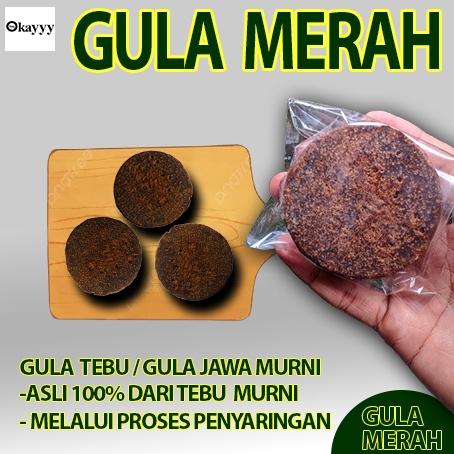 

GULA MERAH 100% ALAMI GULA JAWA SEGAR 100 gram MURAH GULA TEBU MURNI!
