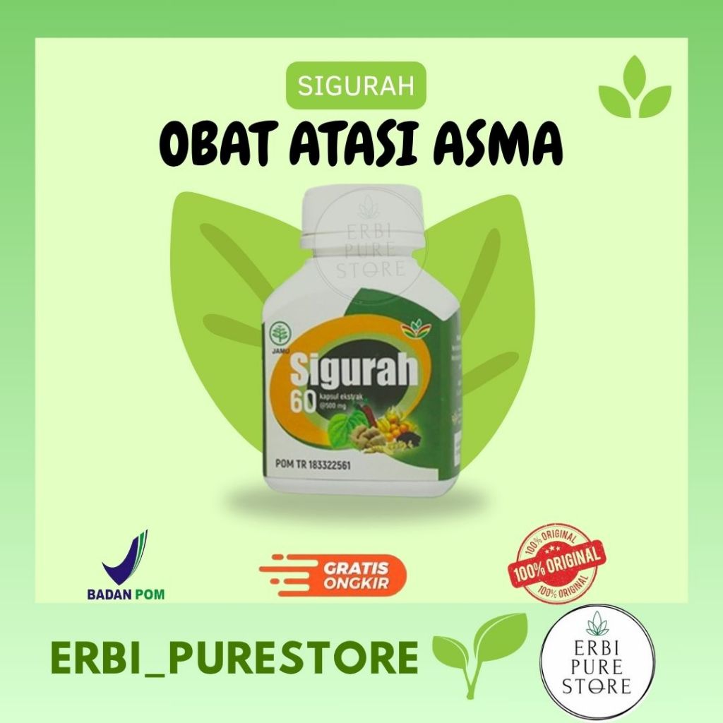 Sigurah Obat Asma Sesak Napas Tbc Batuk Herbal Batuk Berdahak  Batuk Menahun Ampuh