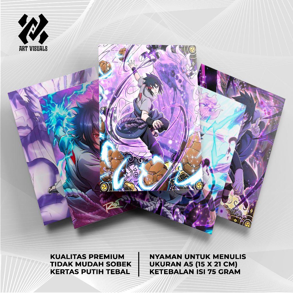 

Buku Tulis Custom Tema Sasuke Terlengkap Termurah Model Bebas Pilih Foto/Buku Tulis Sekolah/Buku Catatan