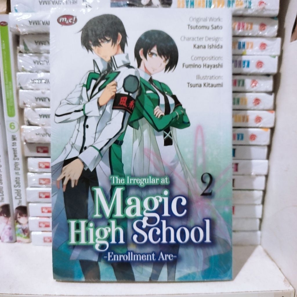 komik the irregular at magic high school vol 2 segel