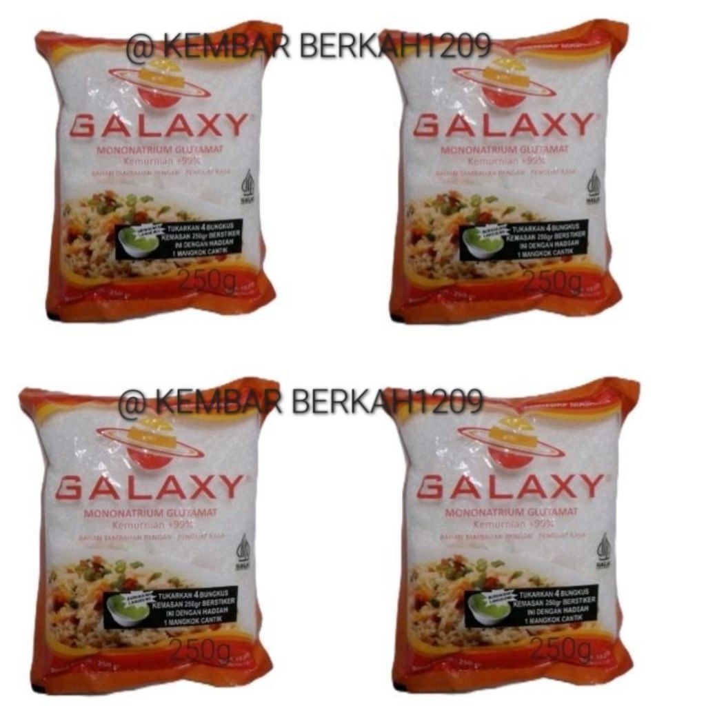 

Micin GALAXY ( 4 × 250g ) + ( 4 pcs + 1 mangkok)