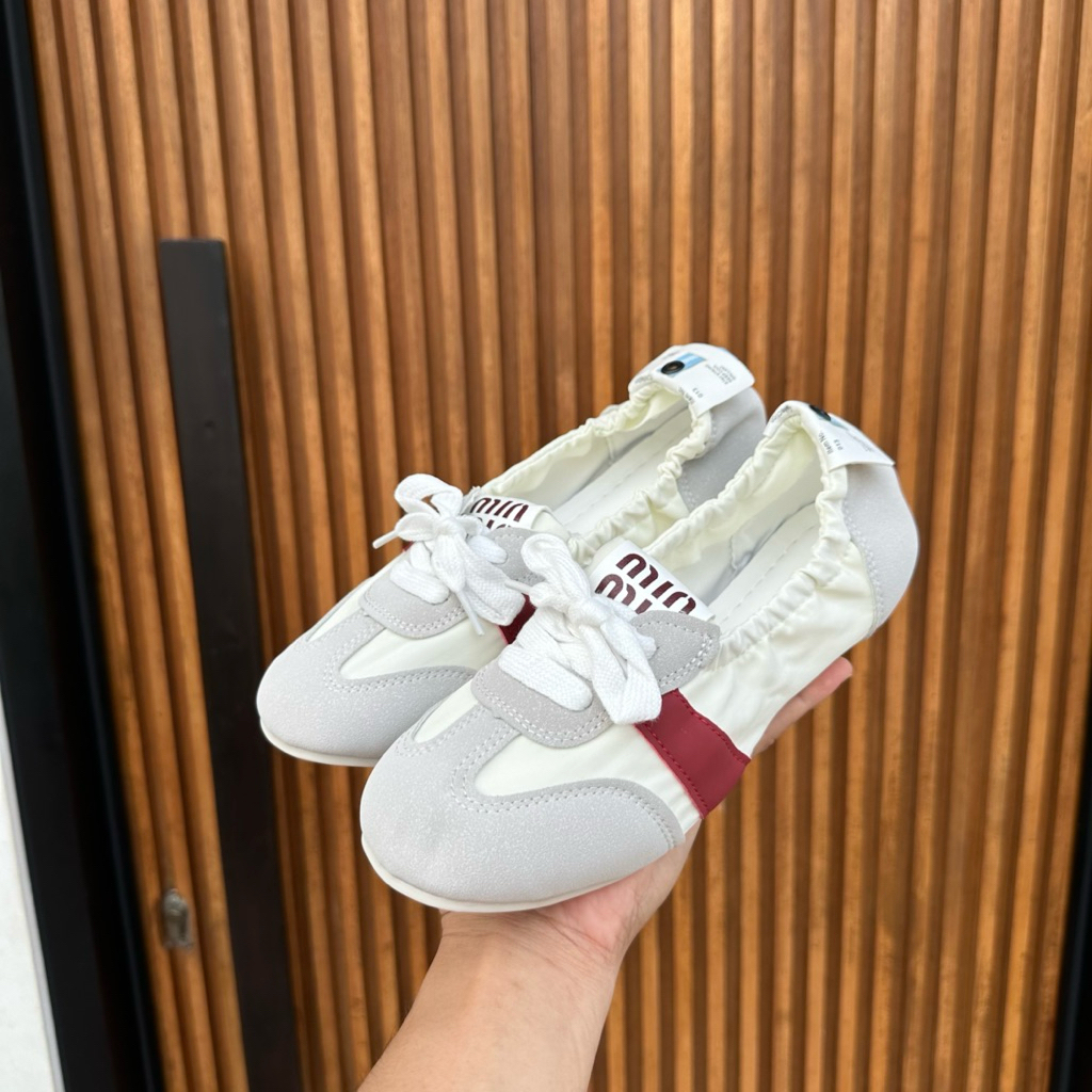 SEPATU SNEAKERS SLIP ON WANITA PREMIUM BALET