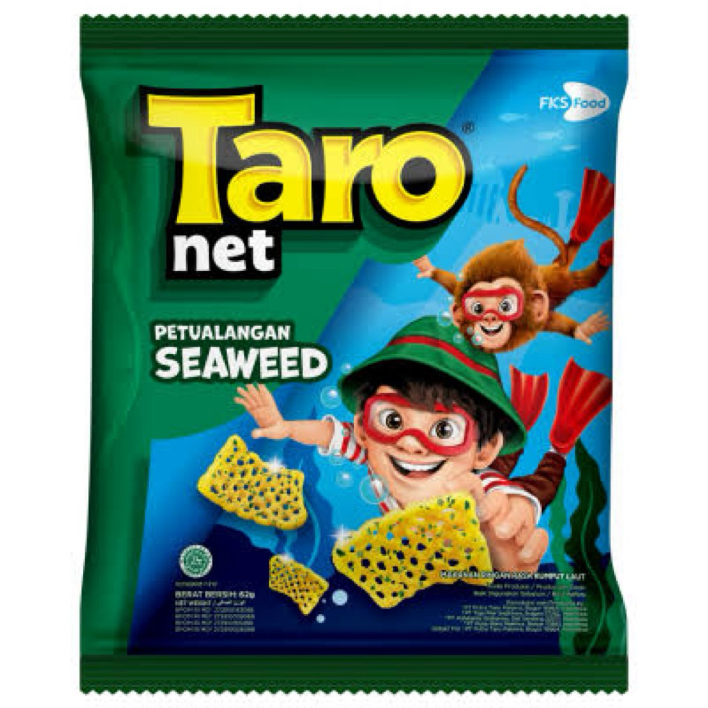 

‼️PALING MURAH‼️ BELI 3 lebih hemat !! TARO NET 62gr Seaweed / Bbq