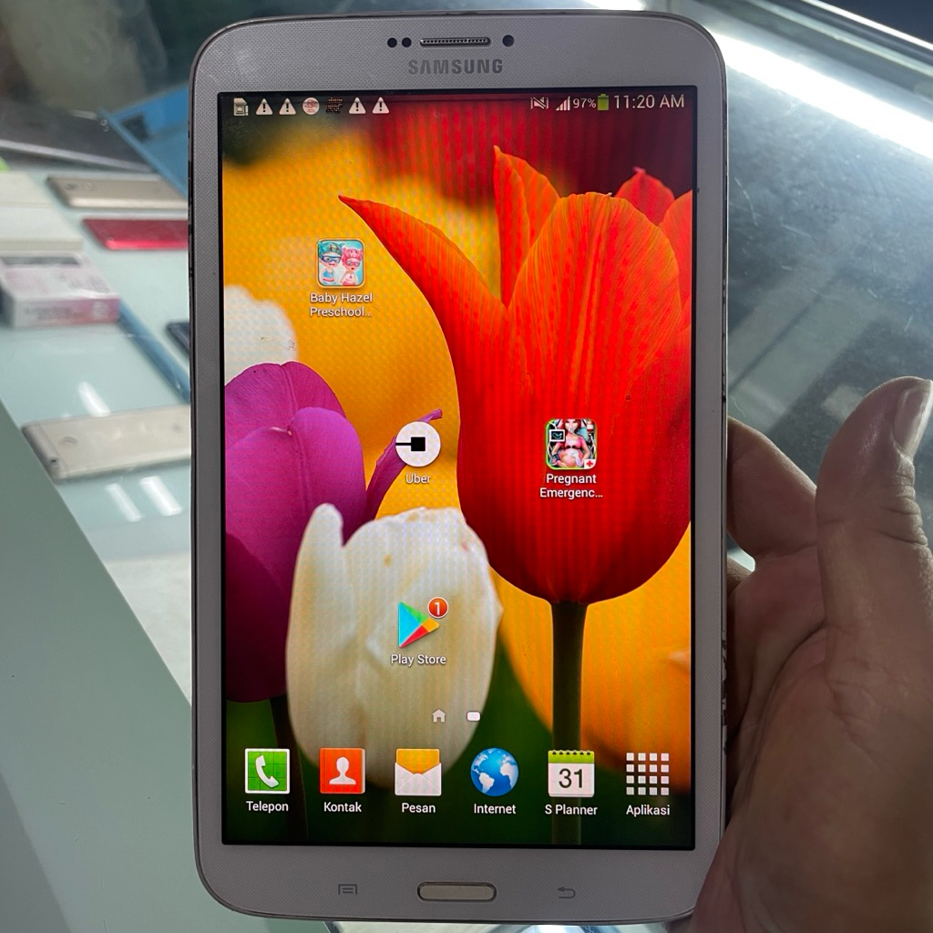 Samsung Tab 3 Lite 8inch 16GB Wifi Only Second Ex Resmi Normal Pemakaian