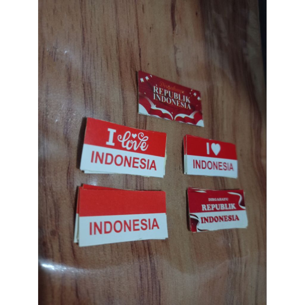 

stiker bendera pipi indonesia
