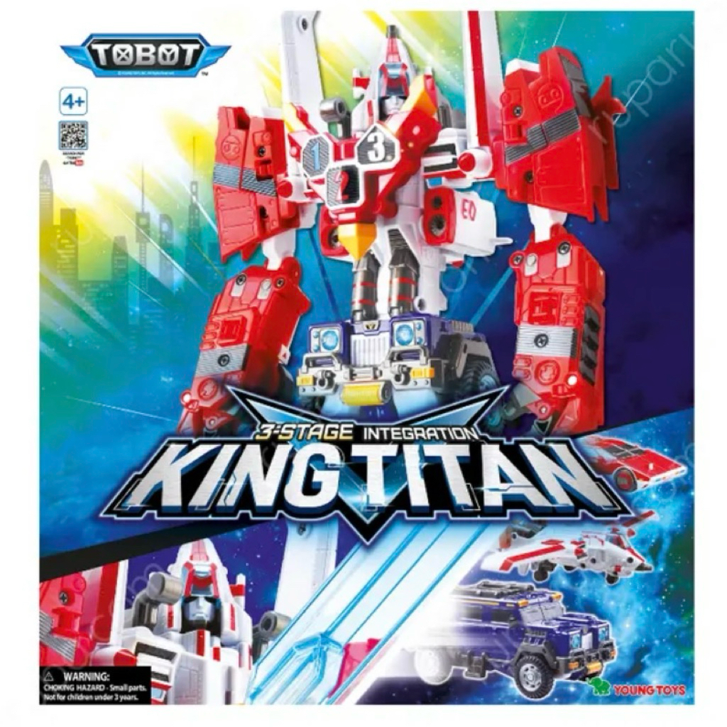 tobot king titan 3 stage integration young toys robot autobot