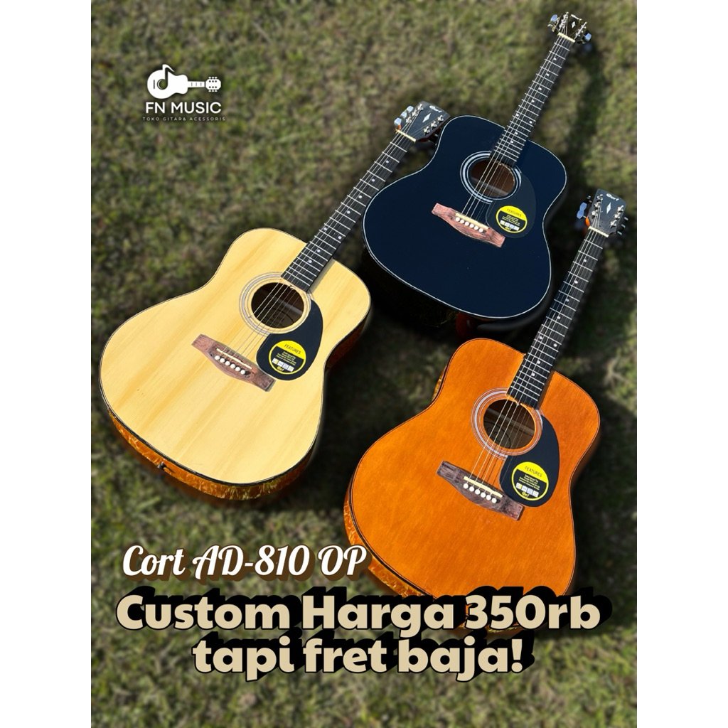 GITAR CORT TANAM BESI FRET BAJA, GITAR CORT CUSTOM
